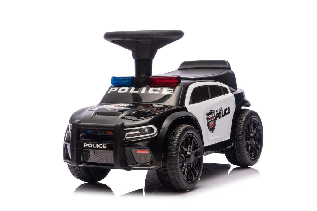 Neo G28 Police Push Along Ride-On Car for Kids with Music and Lights