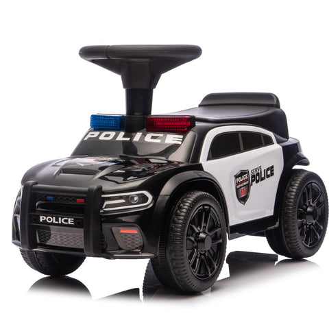 Neo G28 Police Push Along Ride-On Car for Kids with Music and Lights
