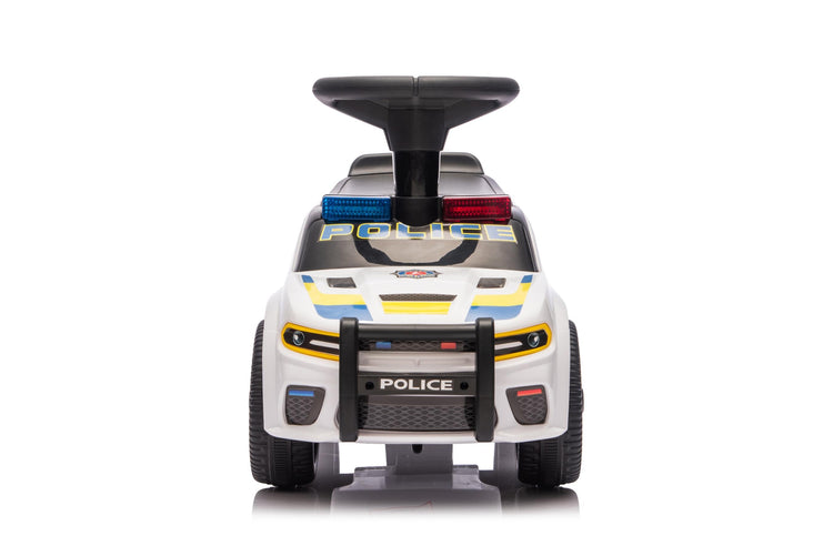 Neo G28 Police Push Along Ride-On Car for Kids with Music and Lights