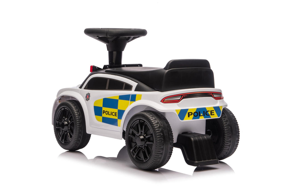 Neo G28 Police Push Along Ride-On Car for Kids with Music and Lights