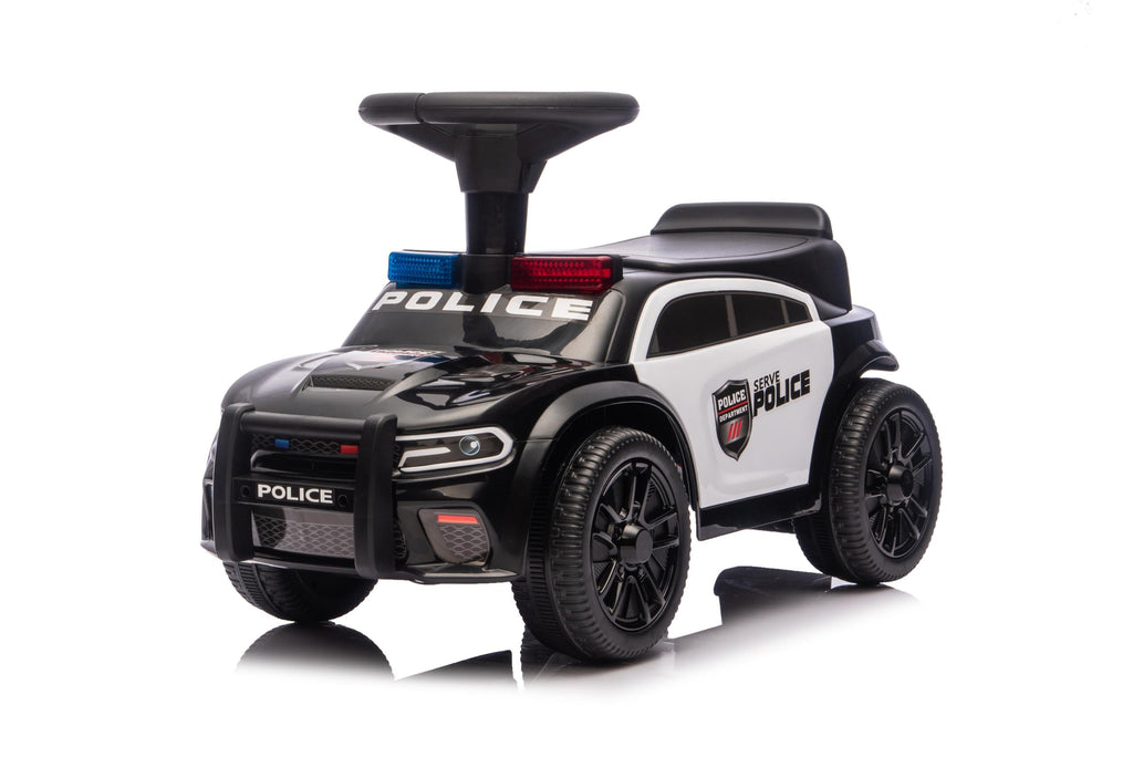 Neo G28 Police Push Along Ride-On Car for Kids with Music and Lights