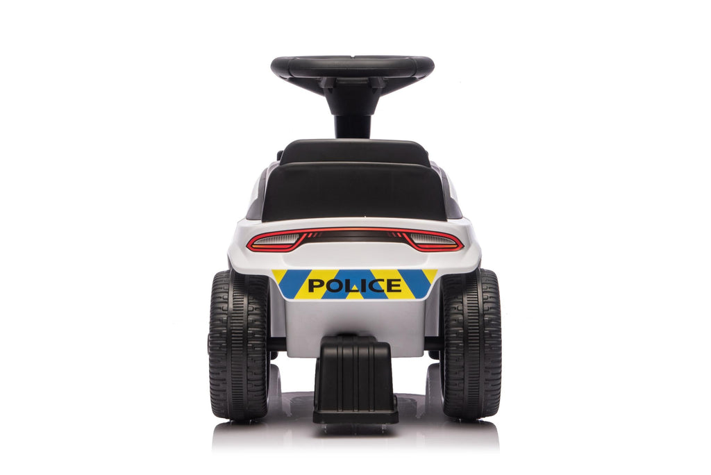 Neo G28 Police Push Along Ride-On Car for Kids with Music and Lights