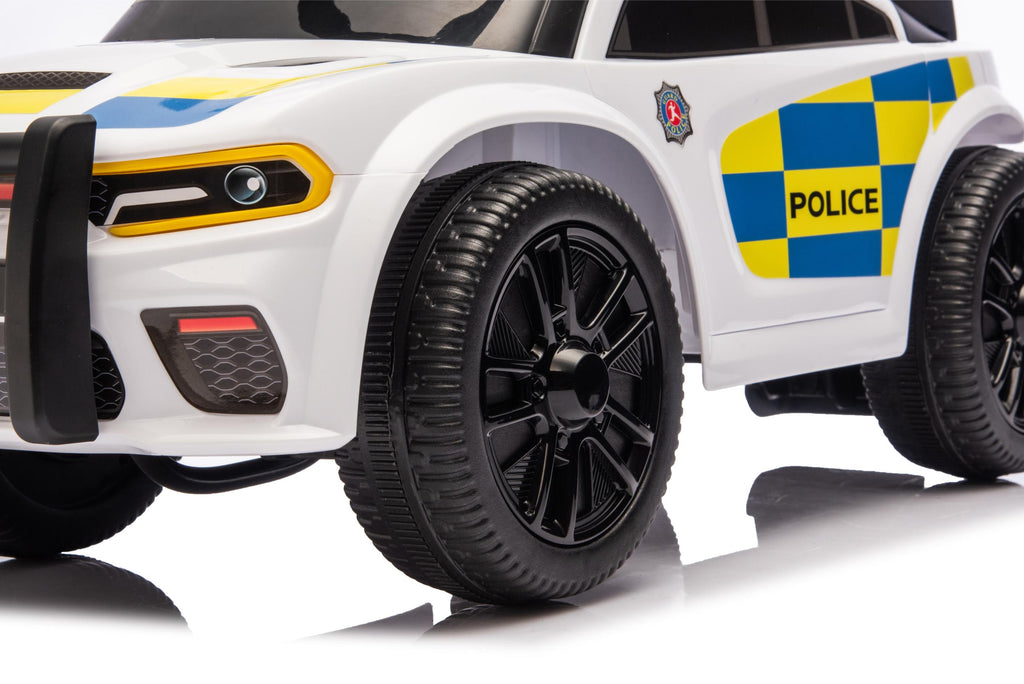 Neo G28 Police Push Along Ride-On Car for Kids with Music and Lights