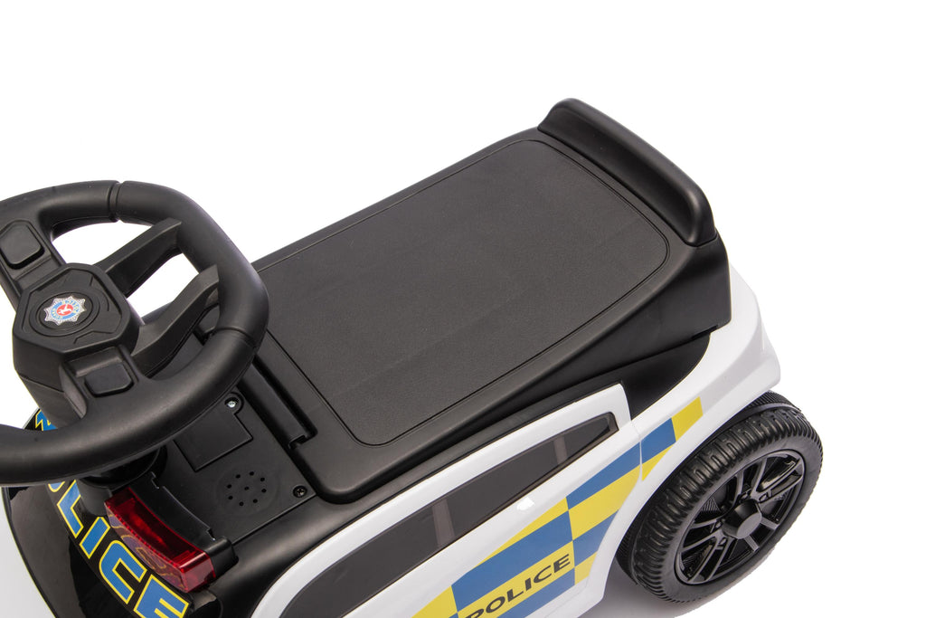 Neo G28 Police Push Along Ride-On Car for Kids with Music and Lights