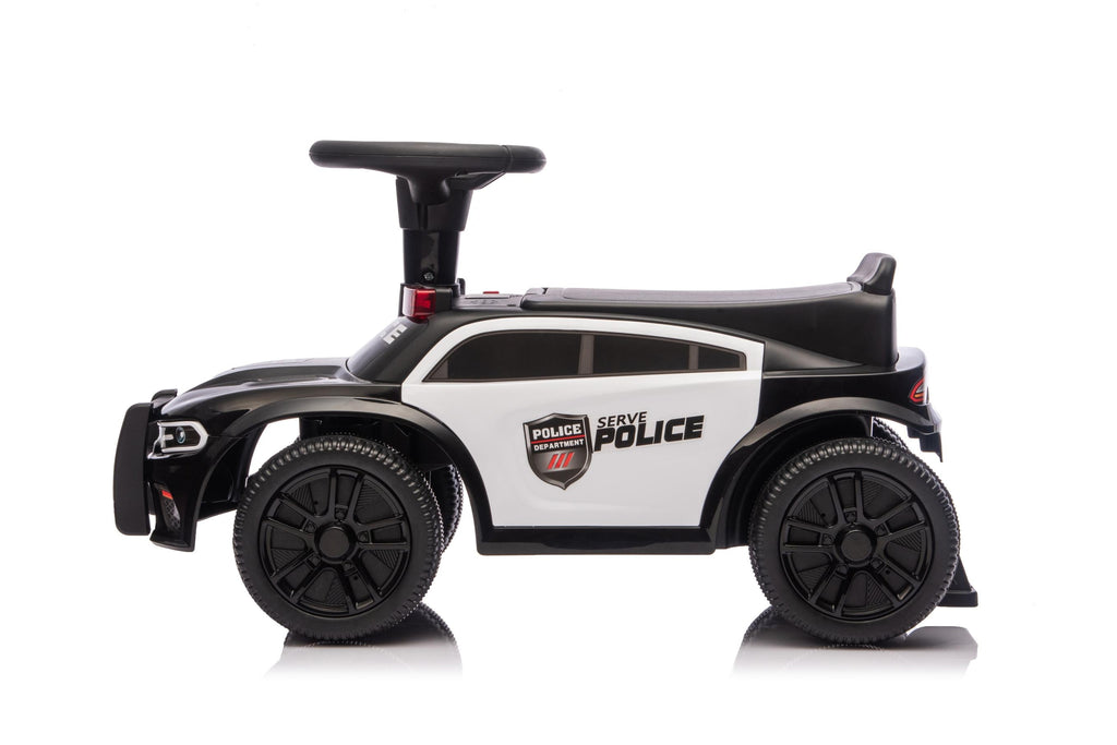 Neo G28 Police Push Along Ride-On Car for Kids with Music and Lights