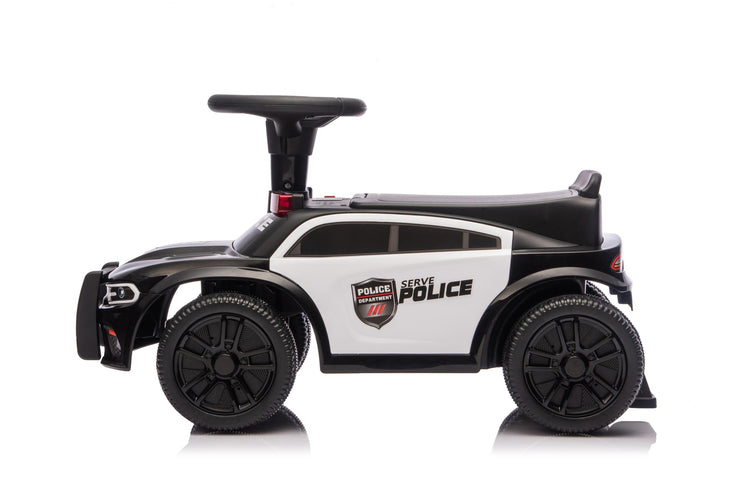 Neo G28 Police Push Along Ride-On Car for Kids with Music and Lights
