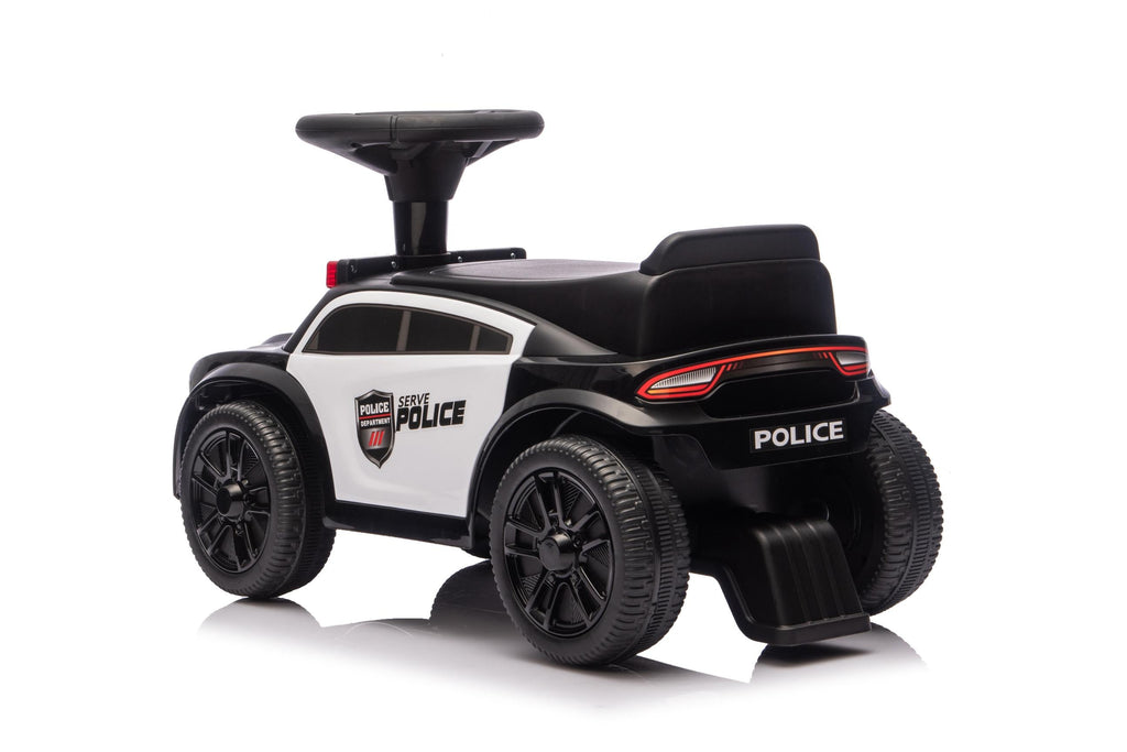 Neo G28 Police Push Along Ride-On Car for Kids with Music and Lights