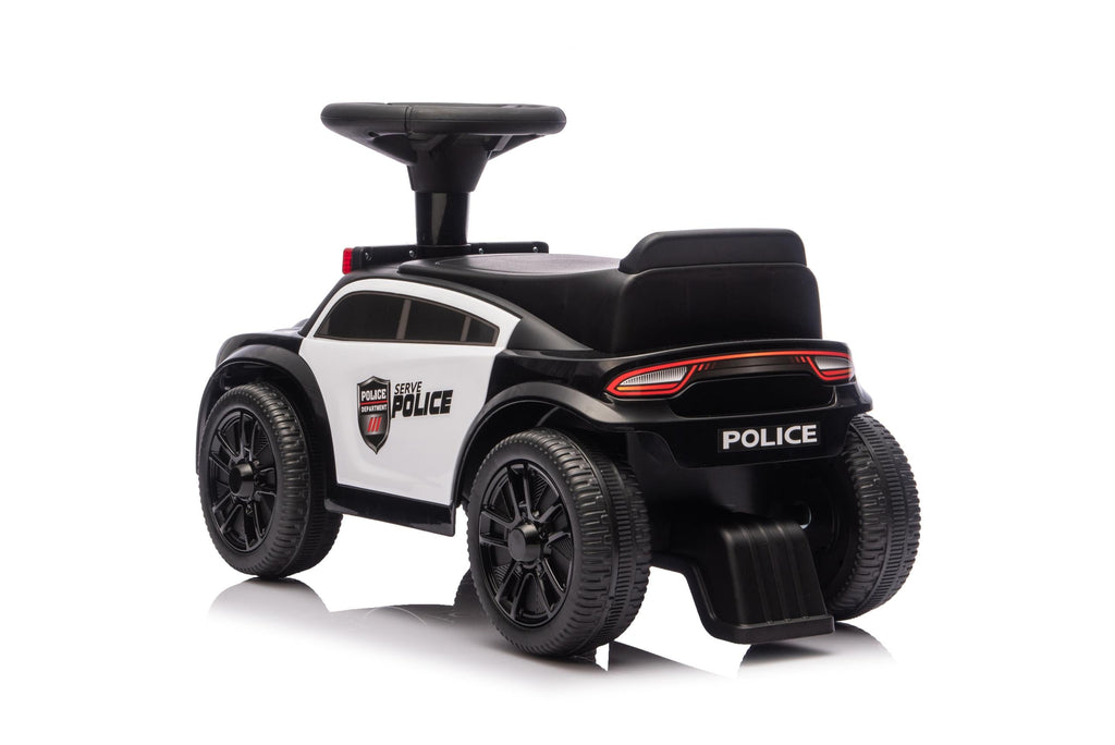 Neo G28 Police Push Along Ride-On Car for Kids with Music and Lights