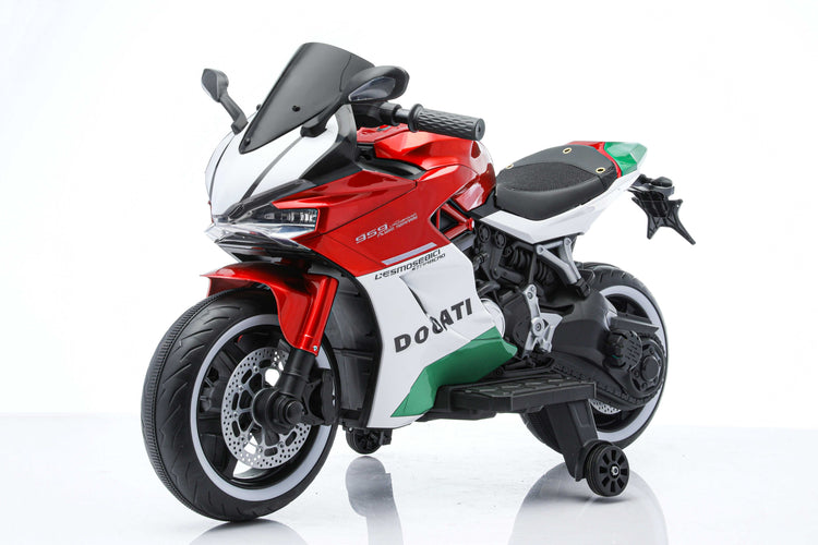 Kids Licensed Ducati Panigale 12V Electric Ride-On Motorbike - Red