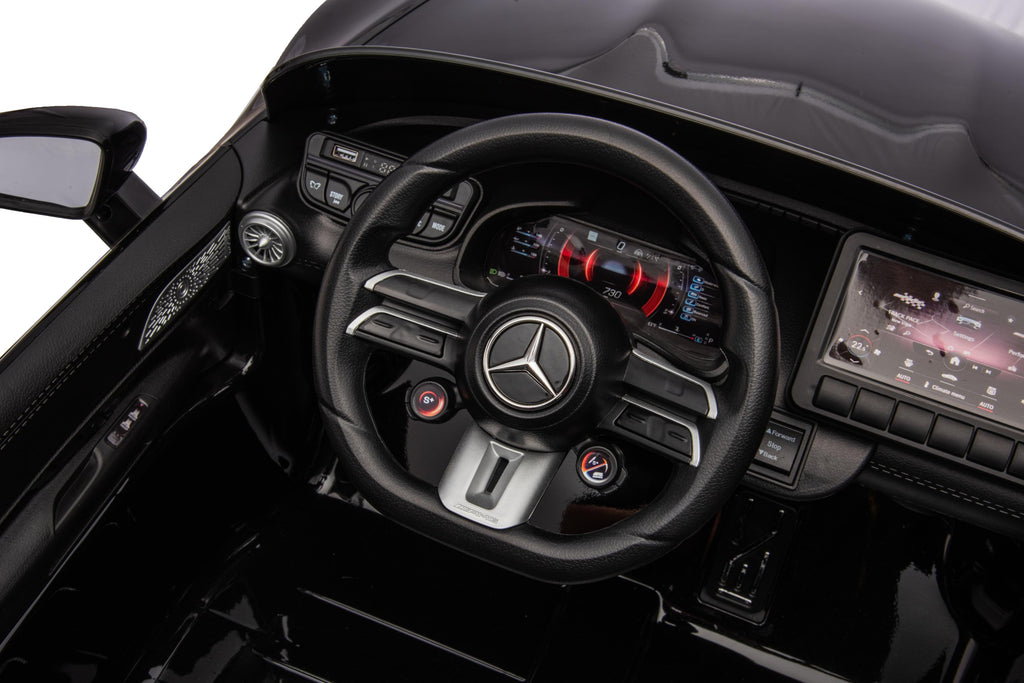 Licensed Mercedes-Benz SL63 AMG 24V 2-Seater Kids Ride-On Car