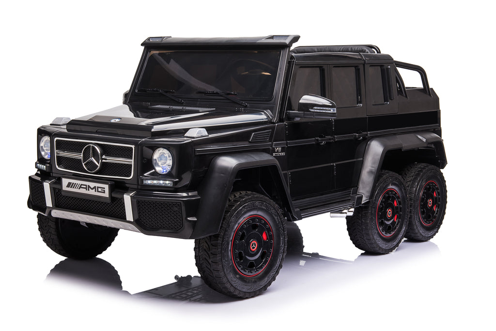 Mercedes-Benz G63 AMG 6-Wheel 24V Kids Ride-On Car with Parent Seat