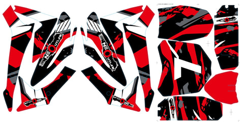Neo HP110E 1200W Stickers Red