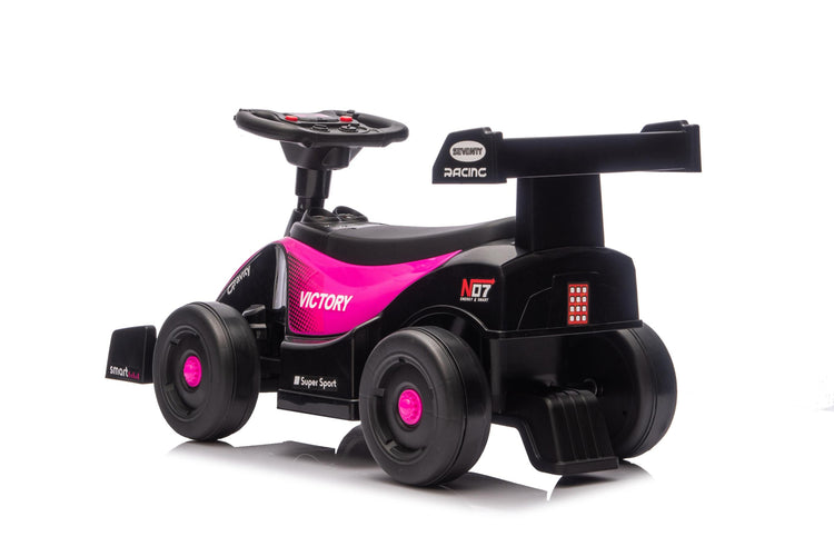 Neo G26 Go Kart Ride-On Push Car for Kids with Music and Silent Wheels