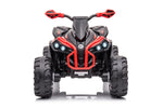 Kids 12V Electric Ride-On Quad Bike with EVA Wheels and Storage