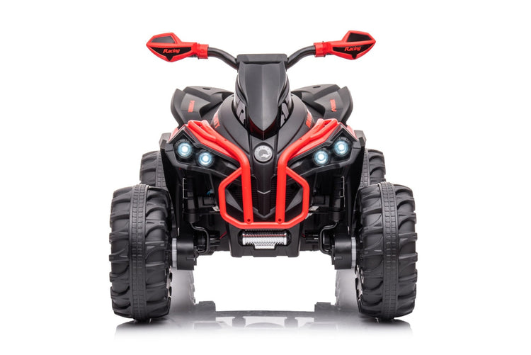 Kids 12V Electric Ride-On Quad Bike with EVA Wheels and Storage