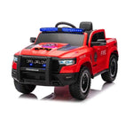 Kids Red Fire Truck 12V Electric Ride-On Toy with Siren and Lights