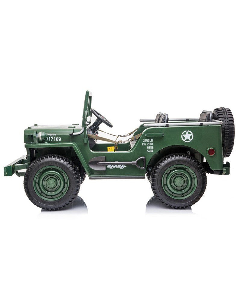 Ride on Jeep in Army Green for kid