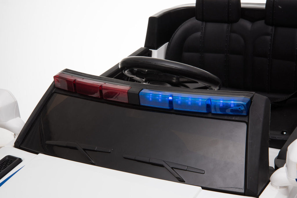 Flashing Lights on Police Car
