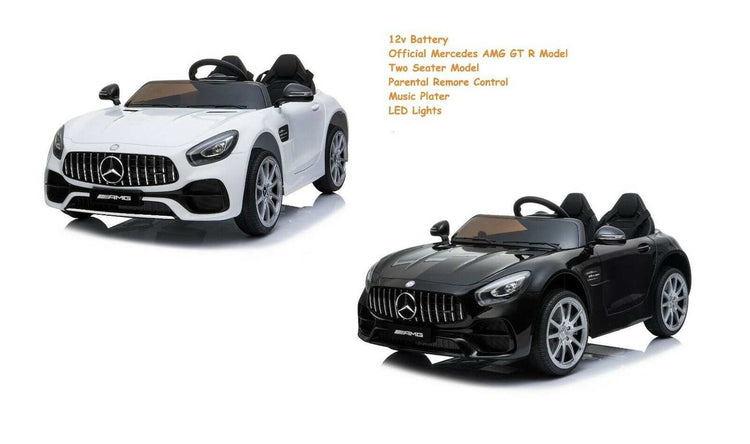 Official Mercedes GT R AMG 2 Seater 12V Kids Electric Ride On Car
