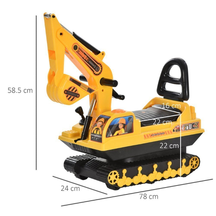 Kids Ride On Excavator & Ride On Digger
