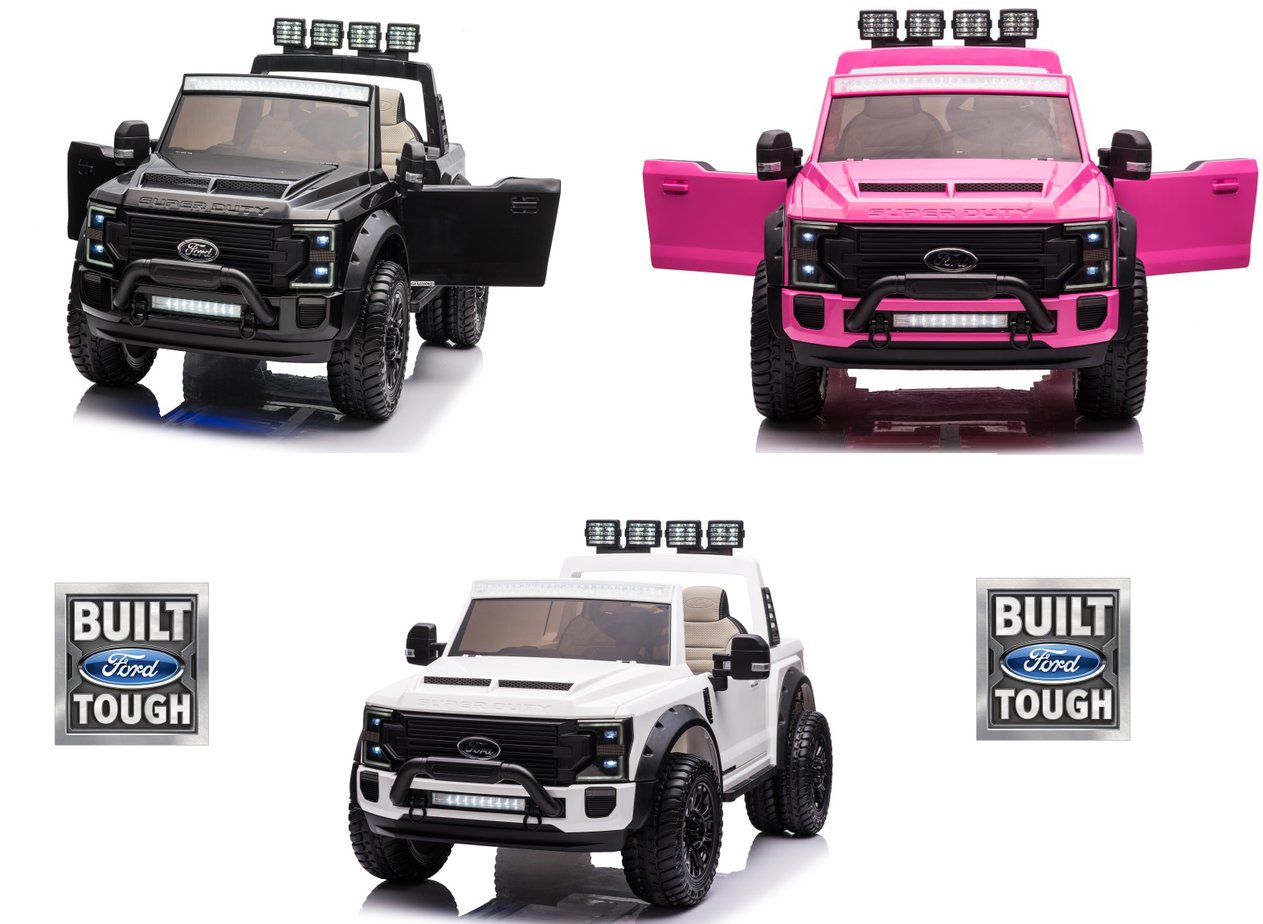 Fait Ride On 24V Ford Super Duty Kids Ride On Car - 2 Seater & Rubber Tyres – kidaroos