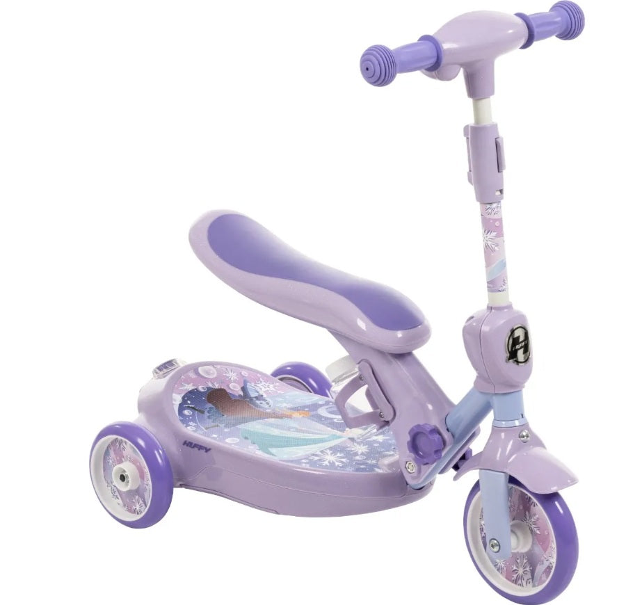Disney Frozen 6V Electric Bubble Scooter by Huffy with Removable Seat