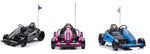 Drift King Kids 24V Electric Drift Go Kart with High-Speed Mode