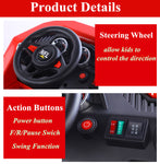 12V Kids Electric Construction Mining Truck Ride-On Car - 4WD 2 Seater