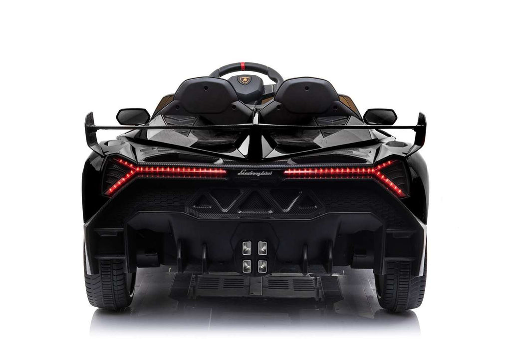 24V Lamborghini Veneno 2 Seater Kids Ride-On Car with MP4 Screen