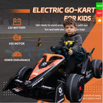 Official McLaren F1 Kids Electric Go Kart - 12V Racing Ride-On Car