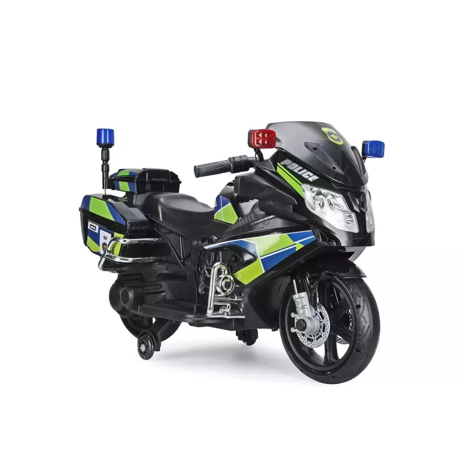 kids black police bike