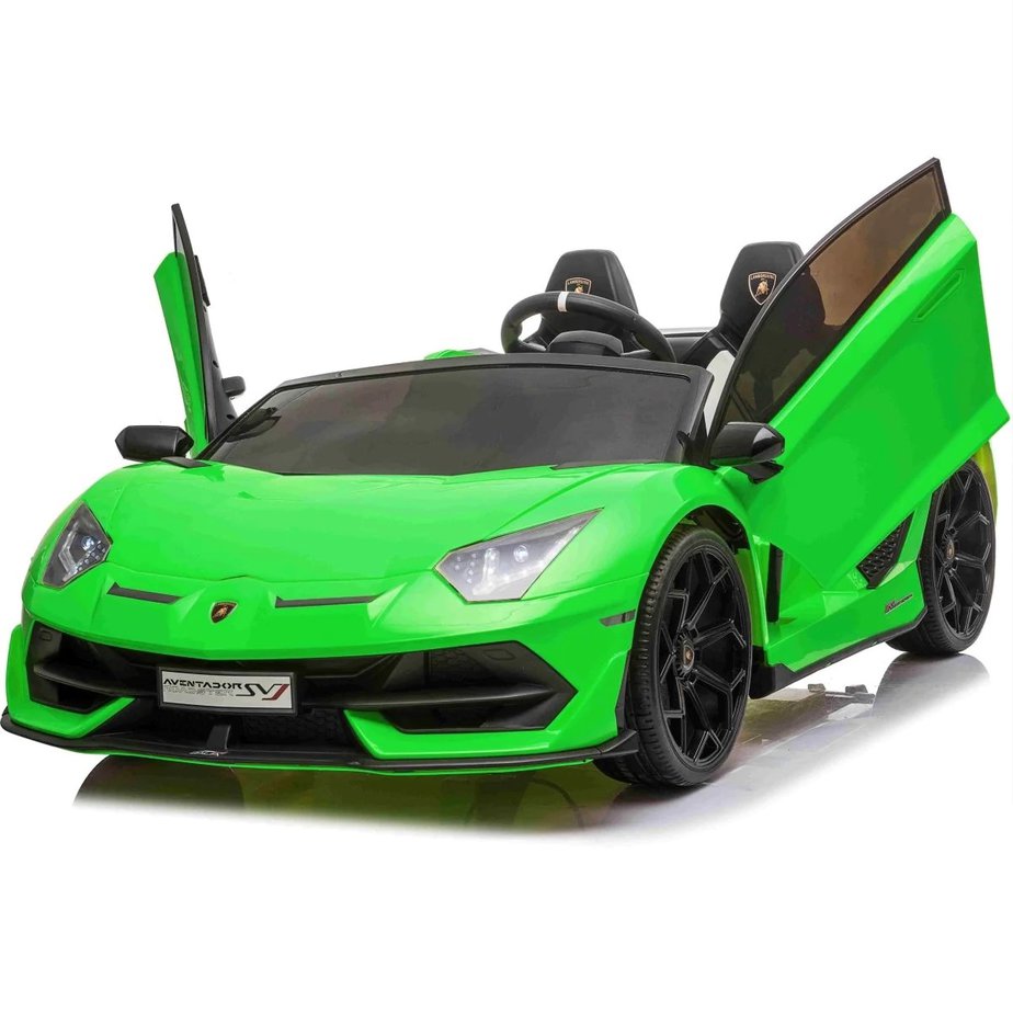 24V Lamborghini Aventador SVJ 2-Seater Kids Electric Drift Ride On