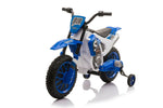 kids motorbike blue electric