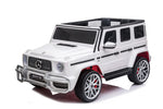 kids ride on g wagon white 24v with remote