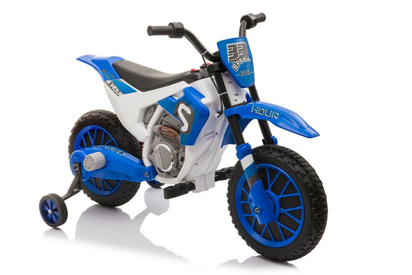 Kids Electric Motorbike - 6V Ride-On Scrambler with Lights – kidaroos