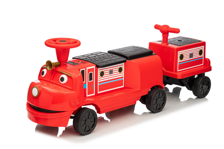 Chuggington 12V Licensed Kids Electric Ride-On Train with Trailer