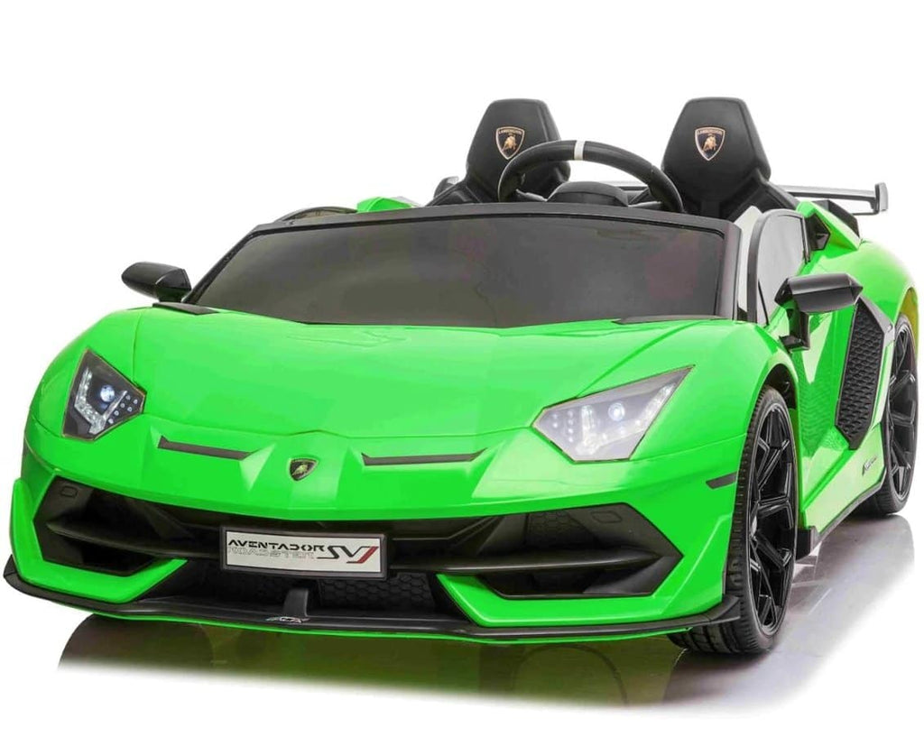 24V Lamborghini Aventador SVJ 2-Seater Kids Electric Drift Ride On