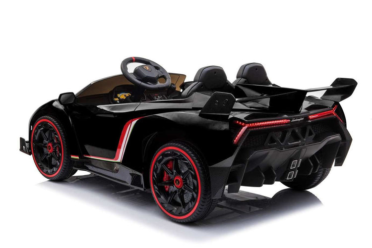 24V Lamborghini Veneno 2 Seater Kids Ride-On Car with MP4 Screen