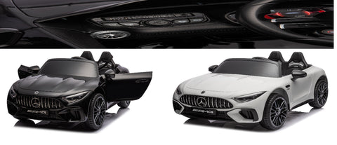 Licensed Mercedes-Benz SL63 AMG 24V 2-Seater Kids Ride-On Car