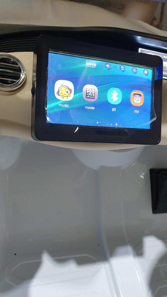 mp4 tv entertainment system ride on electric car