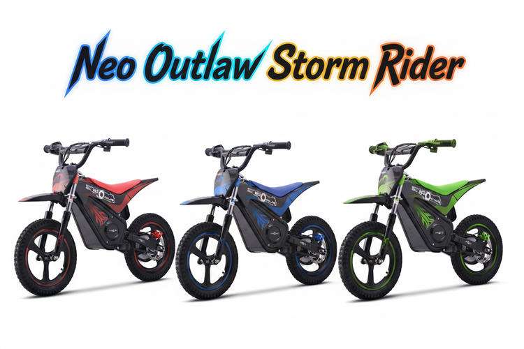 Neo Outlaw Storm Rider with jazzy text