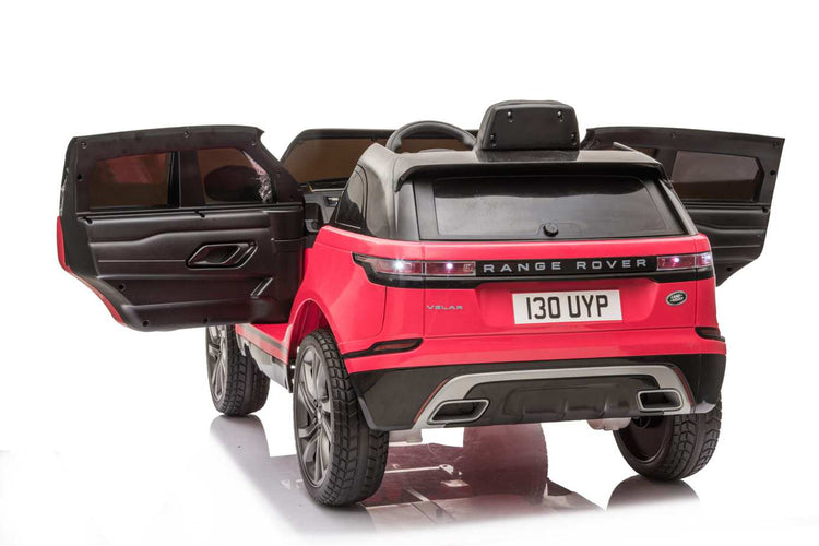 Licensed Range Rover Velar 12V Kids Ride On SUV - Leather & EVA