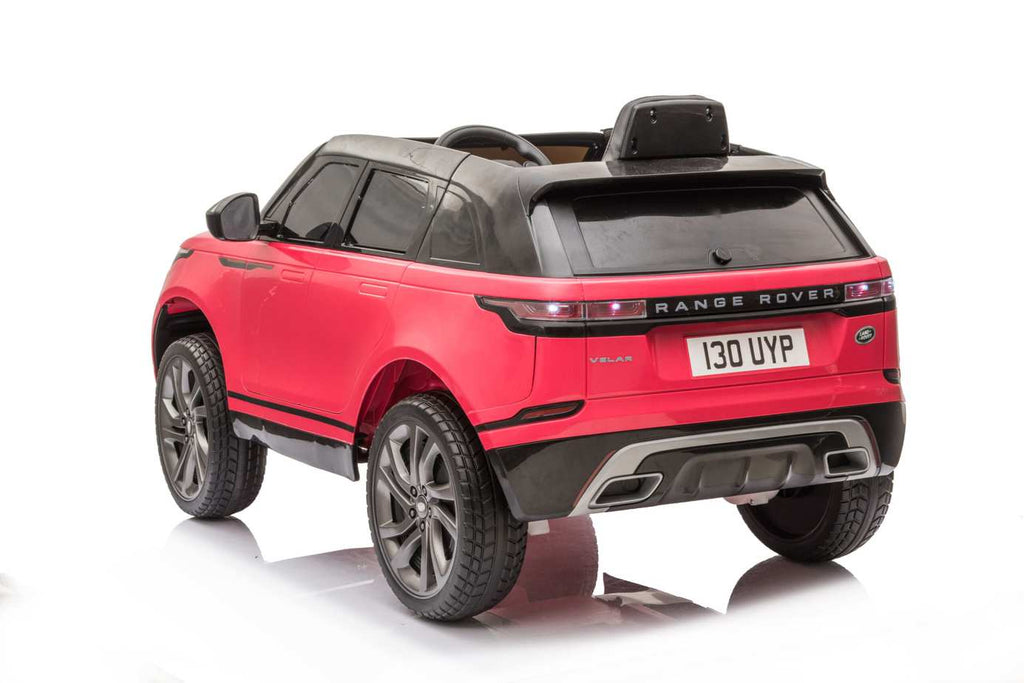 Licensed Range Rover Velar 12V Kids Ride On SUV - Leather & EVA