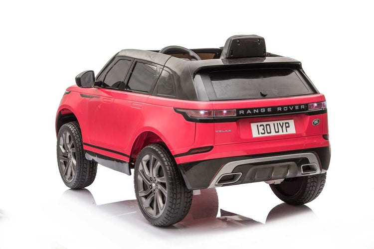 Licensed Range Rover Velar 12V Kids Ride On SUV - Leather & EVA