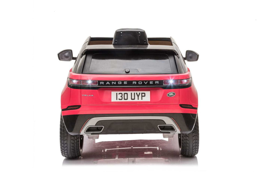 Licensed Range Rover Velar 12V Kids Ride On SUV - Leather & EVA