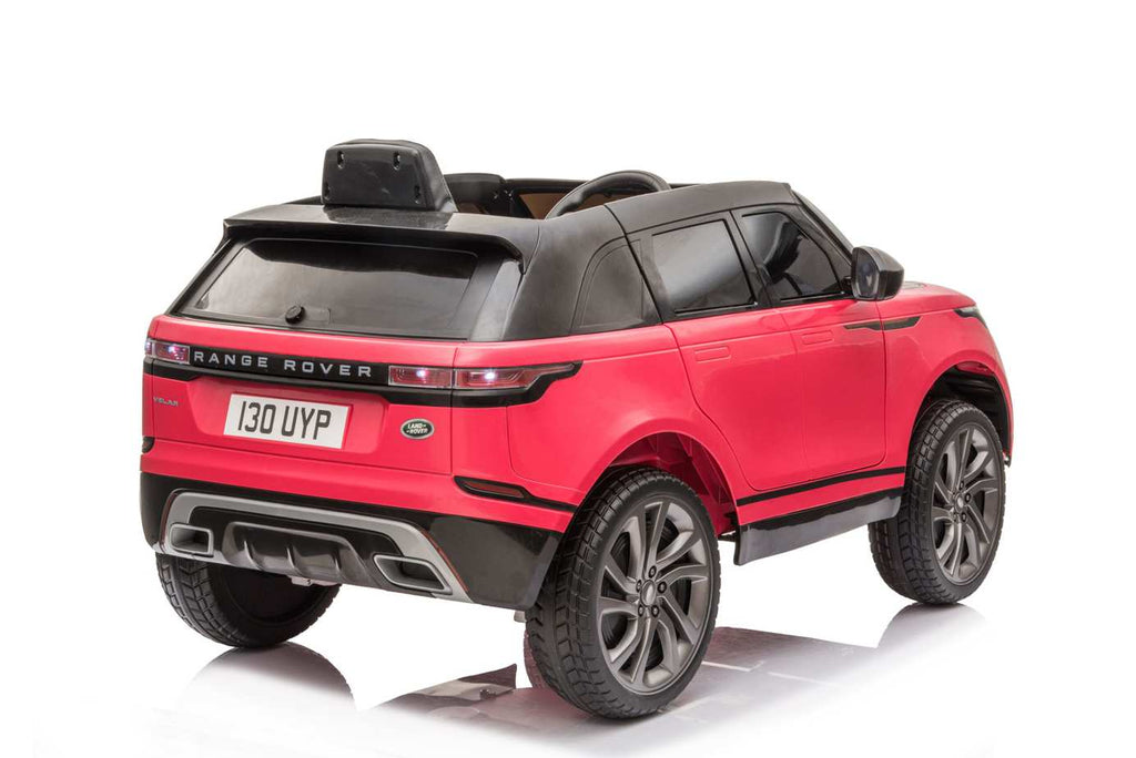 Licensed Range Rover Velar 12V Kids Ride On SUV - Leather & EVA