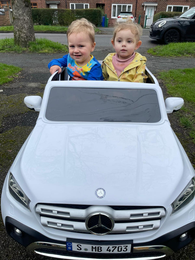 24V Licensed Mercedes Benz X-Class Kids Ride On 2-Seater Truck