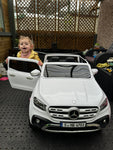 24V Licensed Mercedes Benz X-Class Kids Ride On 2-Seater Truck