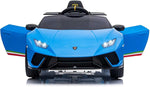 Lamborghini Blue Kids ride on car