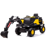 Licensed Volvo 12V Kids Electric Ride On Excavator with Remote